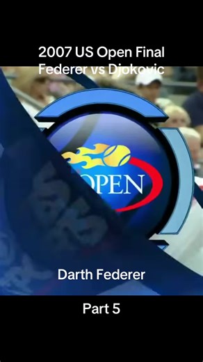2007 US Open Final - Part 5 #rogerfederer #tennis #novakdjokovic #tennismatch #usopen