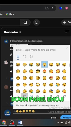 Cara Munculin Emoji di Laptop (90% Gak Tahu)