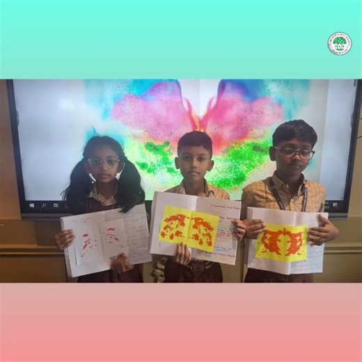 Grade: 4B| Subject: MathsTopic: symmetry & patterns | Activity: Study symmetry using Inkblots