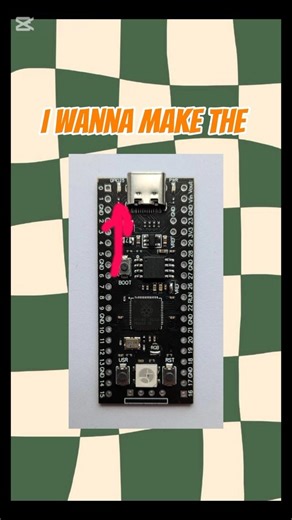 This Tiny Chip Runs Python 😳 | RP2040#circuitpython#microcontroller#shorts#electronics#coding#python