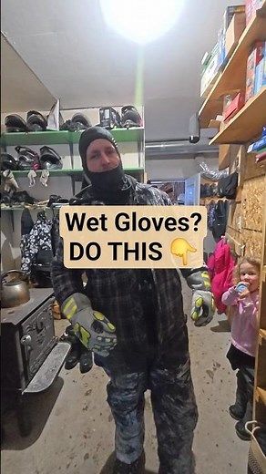 Glove Drying Hack You Need to Know ❄️