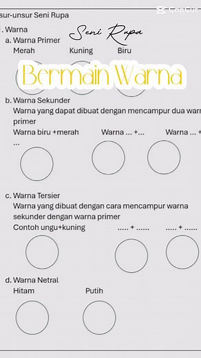 Materi Seni Rupa Kelas 6 Kurikulum Merdeka