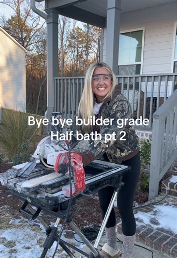 Half Bath Makeover Part 2: Painting and Tiling Tips