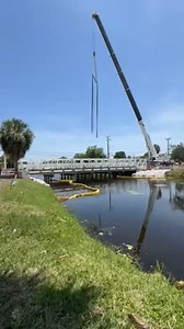 290 reactions · 16 comments | Sims on the job in West Palm Beach setting 116 ft long 60,000# pedestrian bridge ‍♂️‍♀️ | Sims Crane & Equipment Co. | Facebook