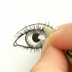 Une technique impressionnante pour dessiner des cils 😻🥰 👉Echangez avec d'autres passionnés de dessin sur notre groupe Art Room🎨 | Art Room