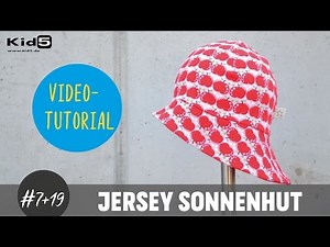 "Sonnenhut" aus Jersey für Babys und Kinder ganz einfach selber nähen DIY-Näh-Tutorial