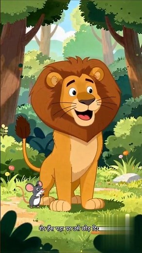 The Lion and the Mouse 🦁🐭 | Short Moral Story for Kids | Kindness Story“Tiny Mouse Saved Lion!”