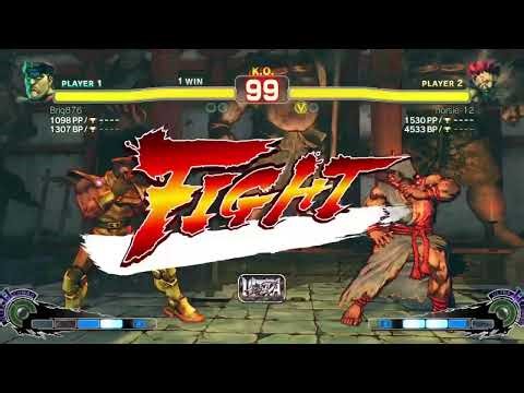 Sf4 akuma vs Troy walk back Horse