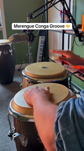 Merengue Groove for Congas / #percussion #drums
