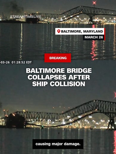 Video shows Baltimore's Francis Scott Key Bridge collapsing after a large ship collided into it on March 26. Kevin Cartwright, director of communications for the Baltimore Fire Department, told CNN they are