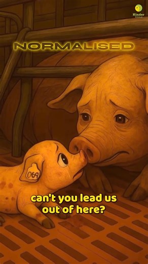 Support for Animals 🐾 on Instagram: "A Life That Starts in Pain This is how a baby’s life begins. Not with safety, warmth or compassion—but with pain inflicted by human hands. Their tail is cut. Their teeth are broken. Their testicles are removed. A tag is punched into their ear to mark them as property, not as living, feeling beings. They are babies—fragile, curious and completely innocent. Yet before they understand the world, they are introduced to suffering. This is called “standard practic