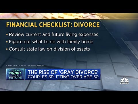 The rise of 'gray divorce' as couples over age 50 split