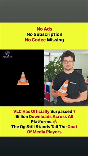 VLC Just Hit 7 BILLION Downloads! The GOAT Media Player?#vlcmediaplayer#foryou