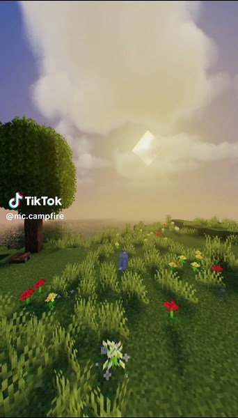 Minecraft Sunset Wallpaper