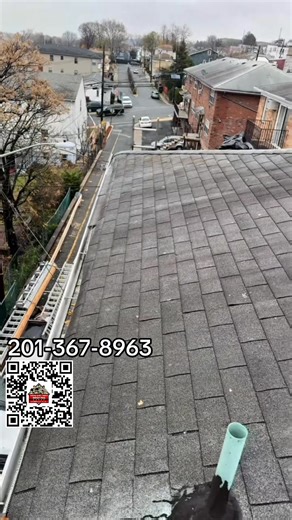 Gutter cleaning, repair and guard installation #gutterrepair #guttercleaning | Three Brothers Roofing, Slate, Flat Roof Leak Repair, Paramus NJ