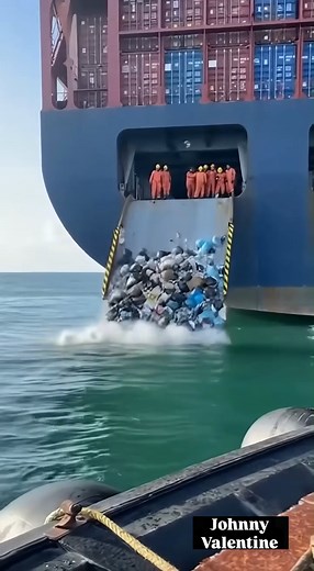 When the ocean says ‘keep your trash to yourself’ but humans be like 💀🌊 | Johnny Valentine
