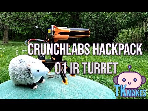 Building and Firing the Hack Pack IR Turret From a Distance