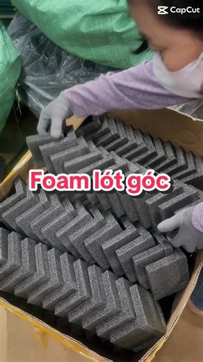 Xốp lót góc bằng foam giải pháp tối ưu khi vận chuyển hàng hoá ạ . Sản xuất tận gốc ko qua trung gian