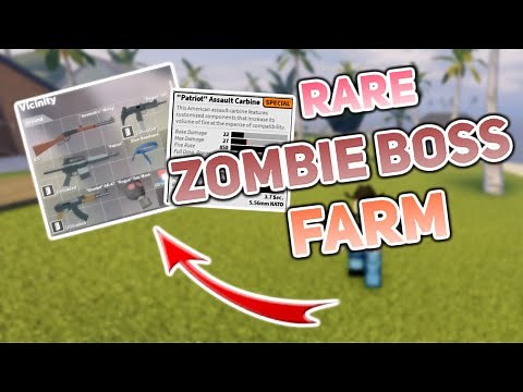 (ROBLOX) APOCALYPSE RISING 2 | HOW TO FARM FOR RARE ZOMBIE BOSSES AND SPECIAL WEAPONS