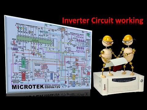 Microtek Inverter Circuit working theory and trouble shoot