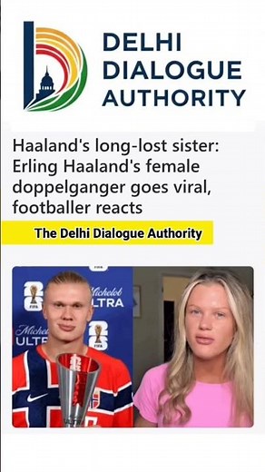 Haaland's long-lost sister: Erling Haaland's female doppelganger goes viral, footballer reacts