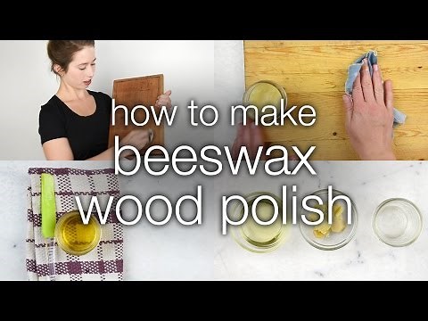 How to Make DIY Beeswax Wood Polish