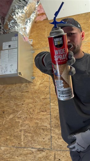 Wide Spray Spray Foam! #remodel #construction #homerenovation #realestate #design #entrepreneur #tools #fblifestyle #diy #renovation | Winni US