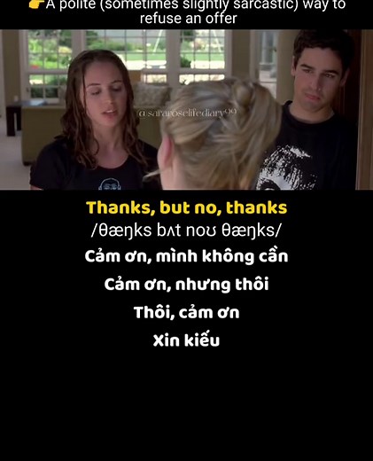 Understanding the Idiom: Thanks, but No Thanks