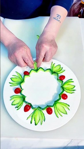 Plate decorating tutorial! #Plate Decorating Tutorial #Plating Skills @DOU+ helper