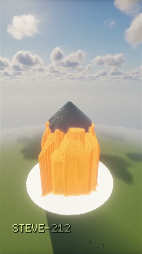 How to make quick and easy tower in Minecraft! #shorts