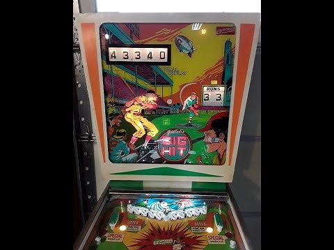 BIG HIT PINBALL MACHINE - BY GOTTLIEB 1977