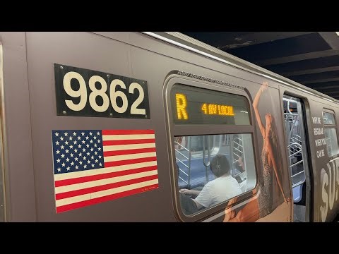NYC Subway: R160 w/ OUAI Ad-Wrap Operating on the (R) train (June 2025)