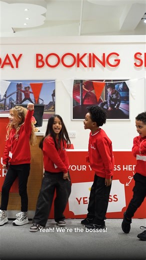 Butlin's | UK Family Holidays & Breaks on Instagram: "The best way to beat the boring is to bring in the experts… 💪 So we handed the Holiday Booking Shop to our Chief Fun Officers (a team of under-8s) for the day to remind the grown-ups how fun is actually done! 🤩 #ReadyToButlins #Butlins #Holiday #Fun"