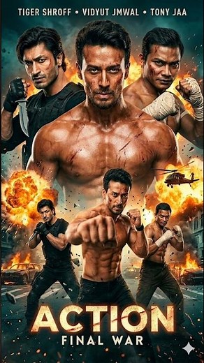 Tiger Shroff vs Vidyut Jammwal Action Movie | Did Bollywood Copy Tony Jaa Fighting Scene? #shorts