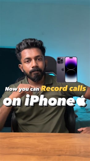 5.1K views · 13 reactions | Now you can record calls on iPhone #iphonecall #recordcall | Screw_1996 | Facebook