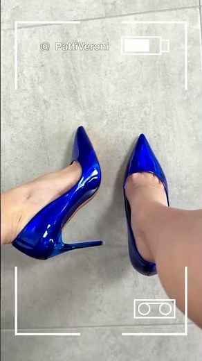 Pointed toe blue Classic Pumps 👠💙 #highheels #stilettoheels #heels #shoes #heel