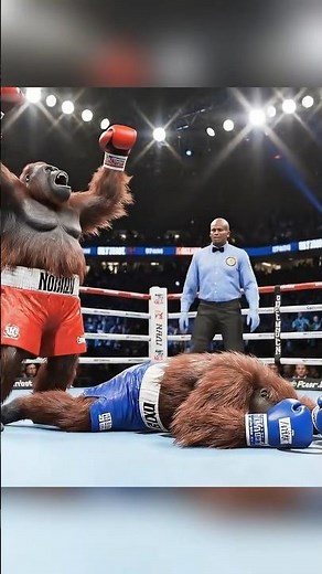 Boxing of monkeys🙉🙉 #funny #animals #monkey