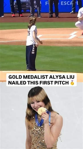 Olympic gold medal winner Alysa Liu can throw a MEAN first pitch ⛸️🌪️ (🎥: Cardinals/X) | DraftKings