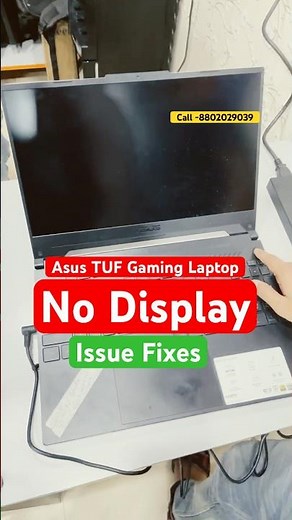 ASUS Gaming Laptop No Display Issue Fixed | TUF F15 Logic Board Repair #shorts