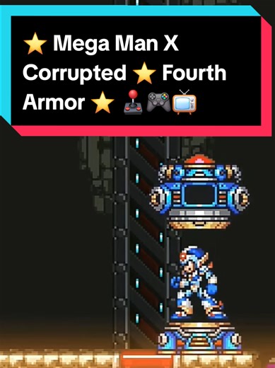 Mega Man X Corrupted Fourth Armor Gameplay #megamanx #megamanxcorrupred #gaming #fangame #anosatrás