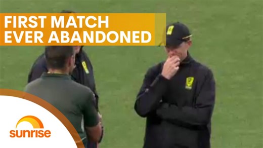 Big Bash game abandoned after seven overs