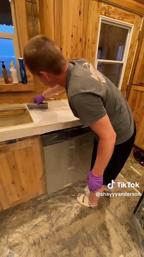 DIY Marble Epoxy Countertops Tutorial