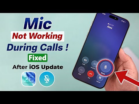 iOS 26 - Microphone Won't Work on iPhone after iOS Update!
