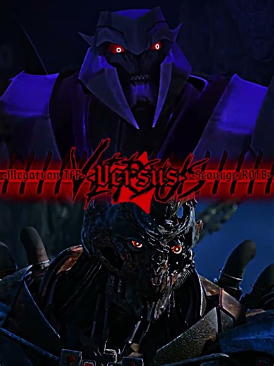 Megatron (TFP) V.S Scourge (ROTB) // #tfp #vsedit #megatron