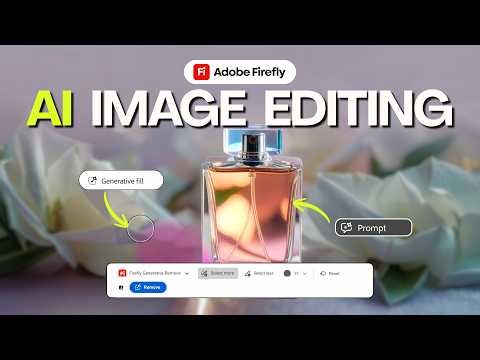 Adobe Firefly Generative AI Saves HOURS of Photo Editing | Beginners Tutorial