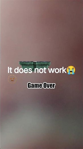 it does not work 😭🫥