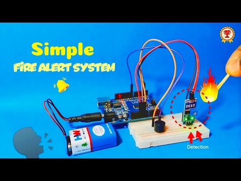 Simple Fire 🔥 Alert project 🏆