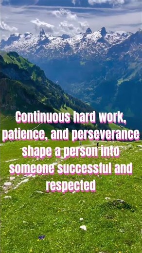 Hard work hurts, patience tests, but perseverance transforms. ✨