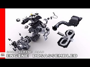 2018 Alpine A110 Engine Disassembled