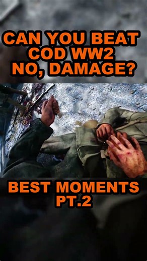 Beating Cod WW2 NO DAMAGE BEST MOMETS! pt.2 #gaming #gamingchannel